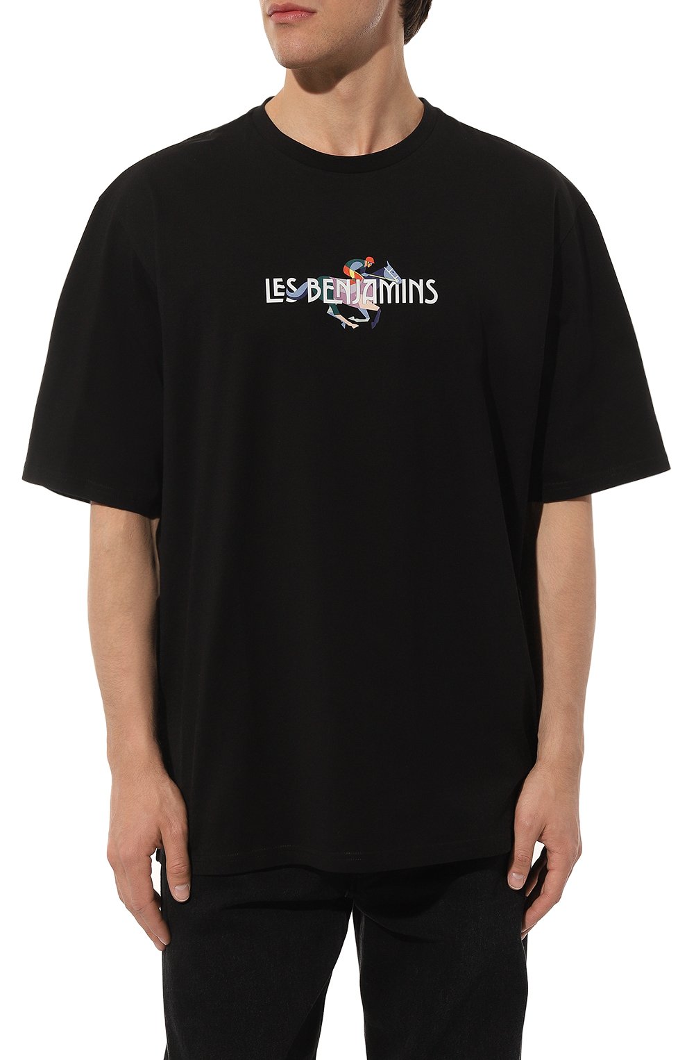 Хлопковая футболка LES BENJAMINS, арт. LB23SSH0EMU0T-011, фото 3