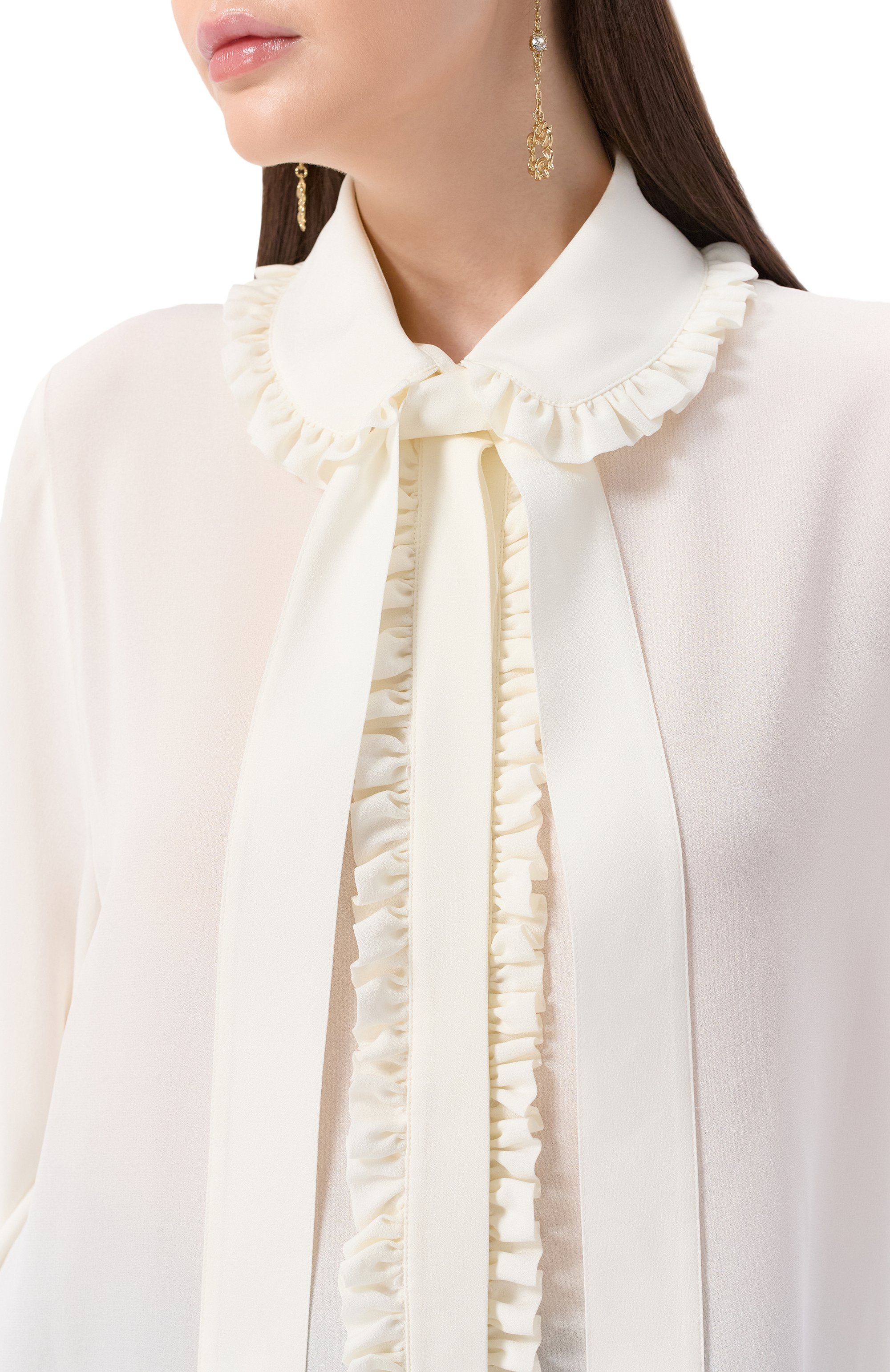 Шелковая блузка ELIE SAAB, арт. SH134NF25SI001, фото 5