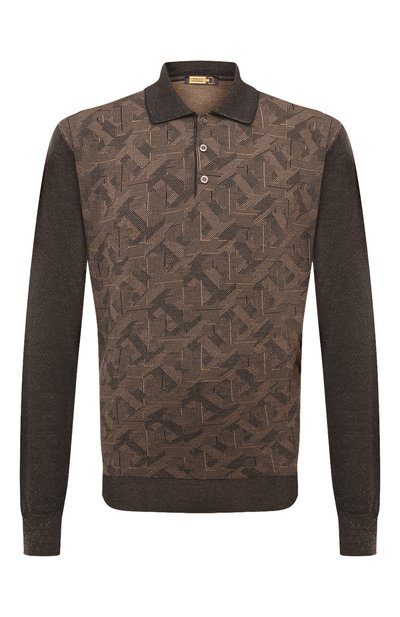 Мужская поло из шерсти и шелка ZILLI, арт. KBP001M0230VRPP00