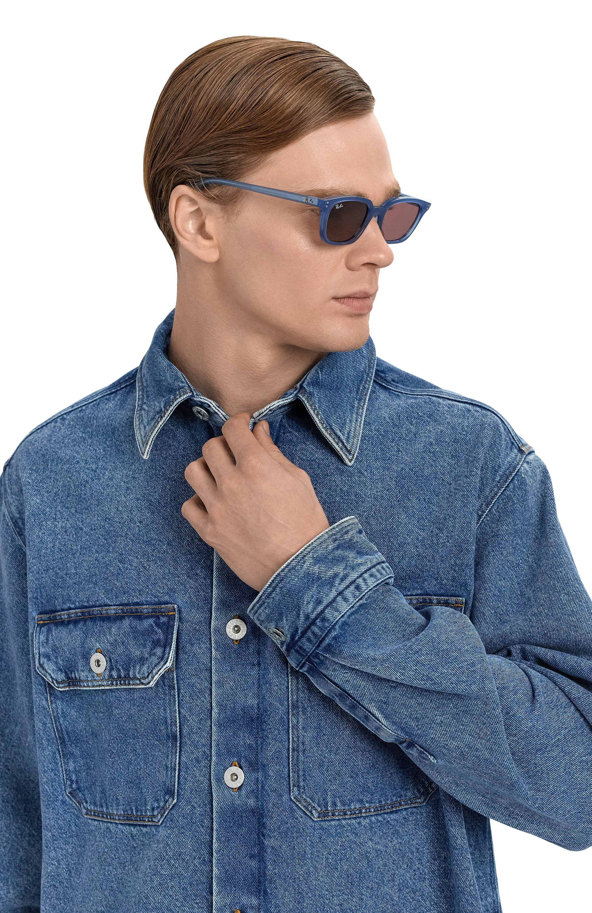 Солнцезащитные очки RAY-BAN розового цвета по цене 17800 руб., арт. 4456-68121A, фото 2 Солнцезащитные очки RAY-BAN, арт. 4456-68121A, фото 2