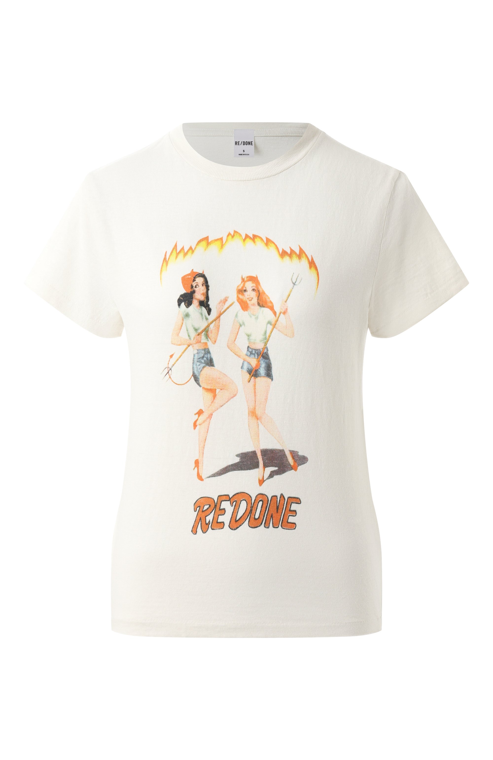 Хлопковая футболка RE/DONE, арт. 024-02WCGT309, фото 1