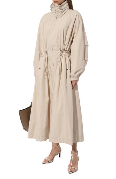 Хлопковый плащ со съемным капюшоном ISABEL MARANT ETOILE, арт. 24PMA0186FA-B1C01E, фото 2