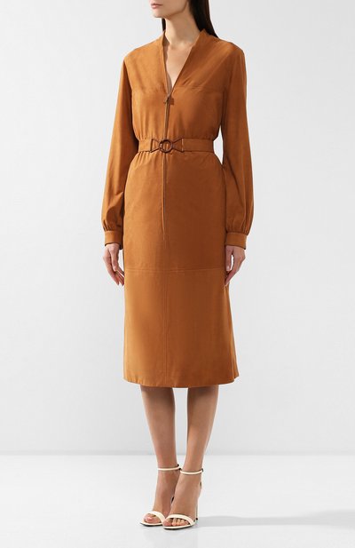 Кожаное платье LORO PIANA, арт. FAI6923, фото 3