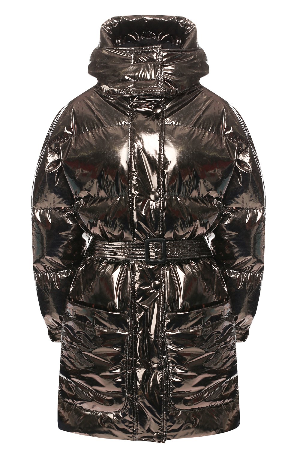 Пуховик с поясом IENKI IENKI, арт. KILLER J/P0LYESTER (F0IL), фото 1