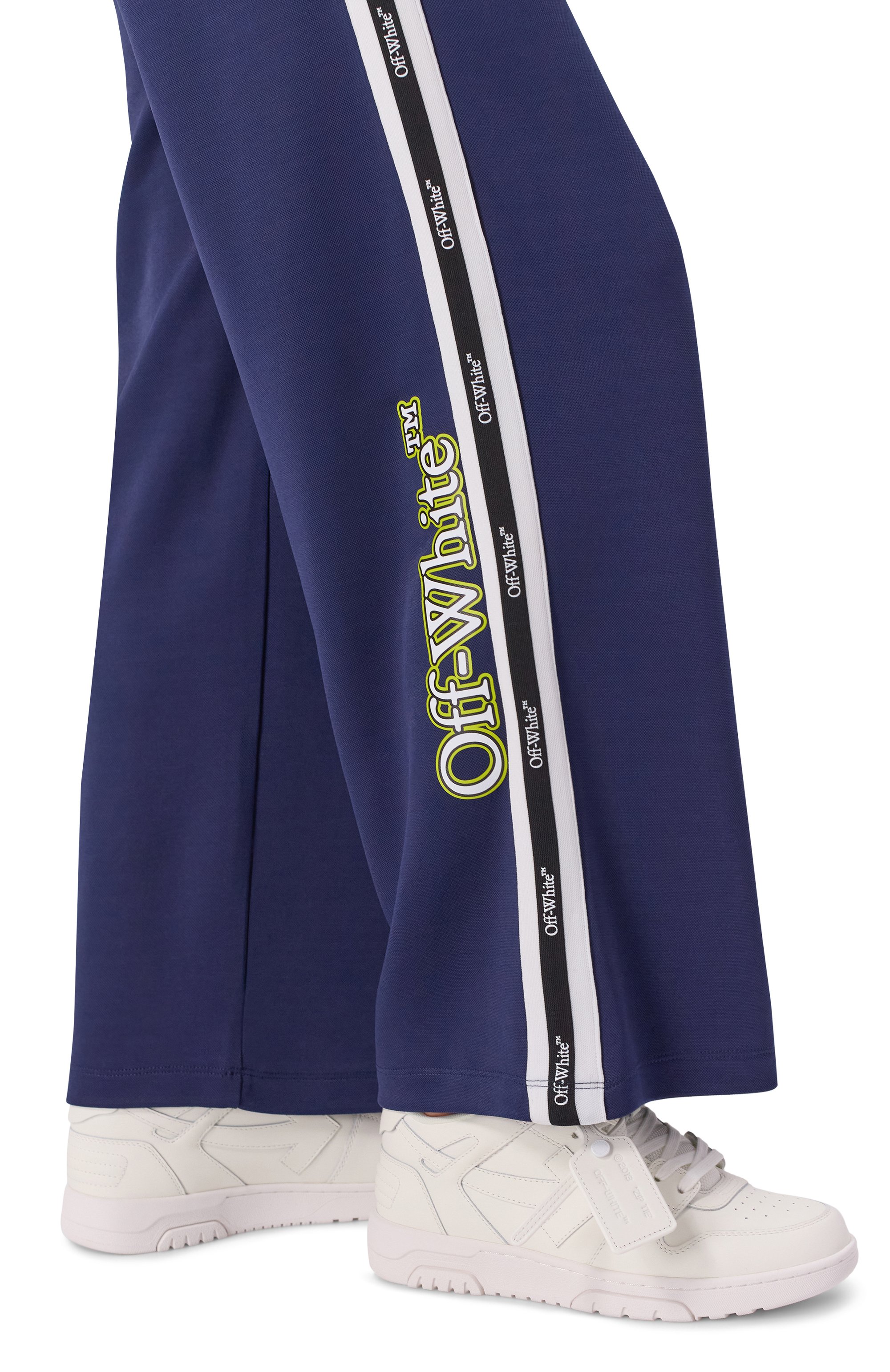 Кожаные кеды out of office OFF-WHITE, арт. 0WIA259C99LEA008, фото 2