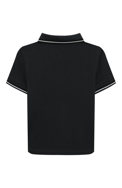 Хлопковое поло EMPORIO ARMANI темно-зеленого цвета по цене 7565 руб., арт. 8NHFB3/1JPTZ, фото 2 Хлопковое поло EMPORIO ARMANI, арт. 8NHFB3/1JPTZ, фото 2