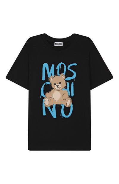 Хлопковая футболка MOSCHINO, арт. HNM05G/LAA20/10-14