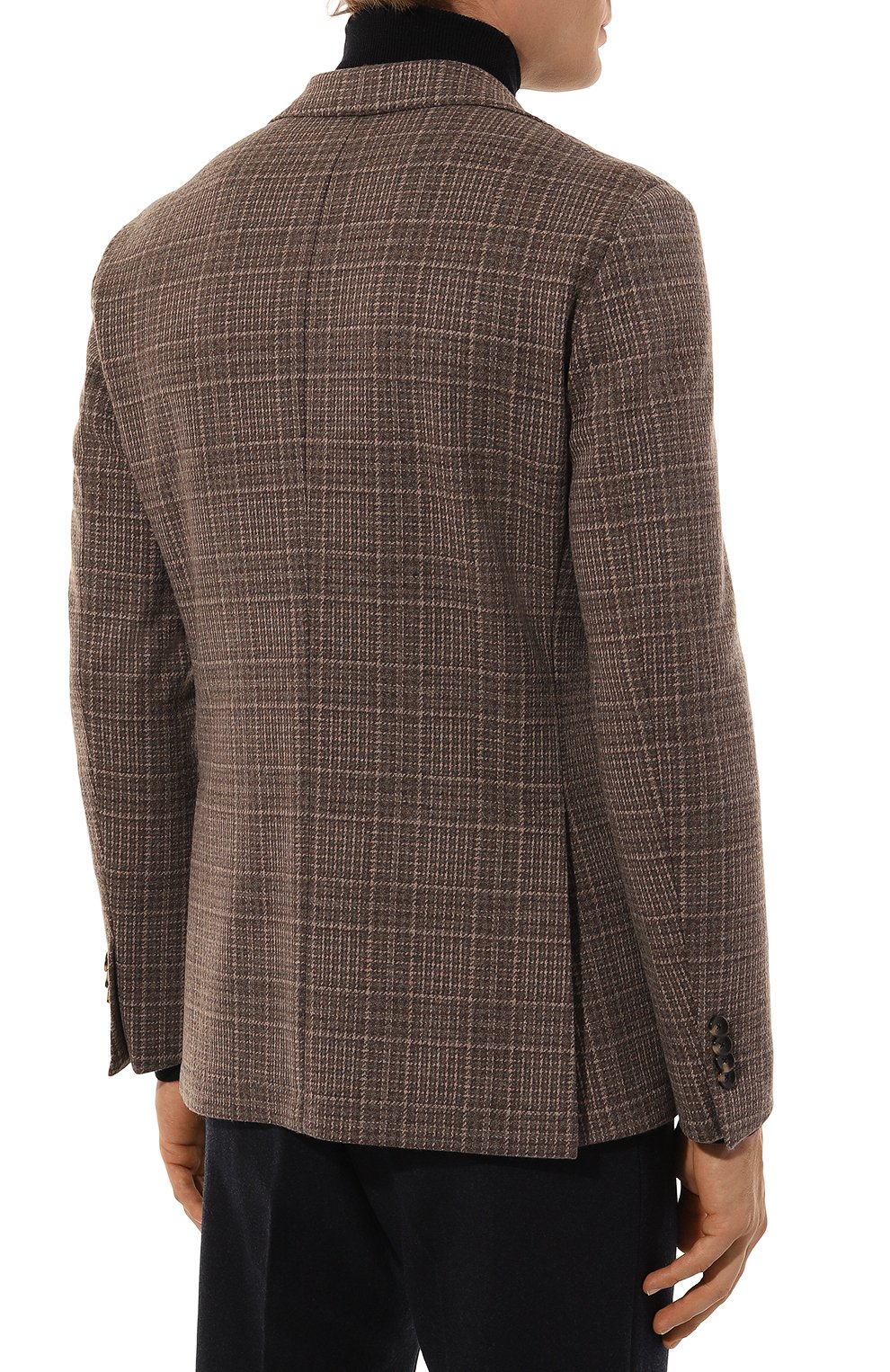 Пиджак из хлопка и шерсти SARTORIA LATORRE коричневого цвета по цене 61550 руб., арт. JD74/JG051, фото 6 Пиджак из хлопка и шерсти SARTORIA LATORRE, арт. JD74/JG051, фото 6