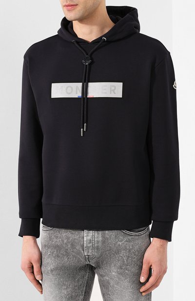 Хлопковое худи MONCLER, арт. F1-091-8G714-20-8098U, фото 3