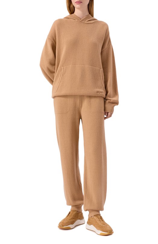 Худи из шерсти и кашемира MSGM 3541MDM272/237787 Бежевый  3541MDM272/237787 Фото 2