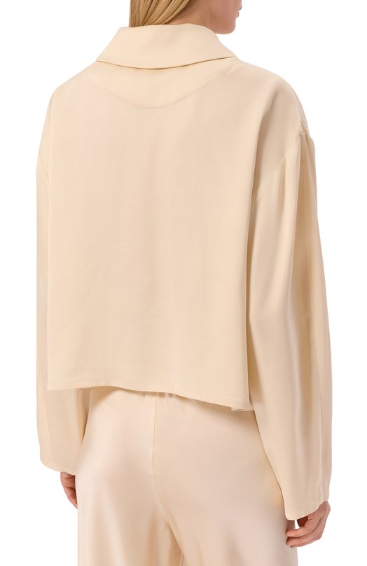 Блузка из вискозы Aya Muse AMR2644 Кремовый  AMR2644 Фото 4
