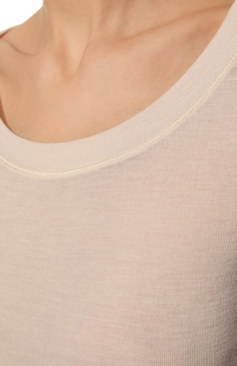 Лонгслив из шелка и кашемира HANRO, арт. 071655., фото 5