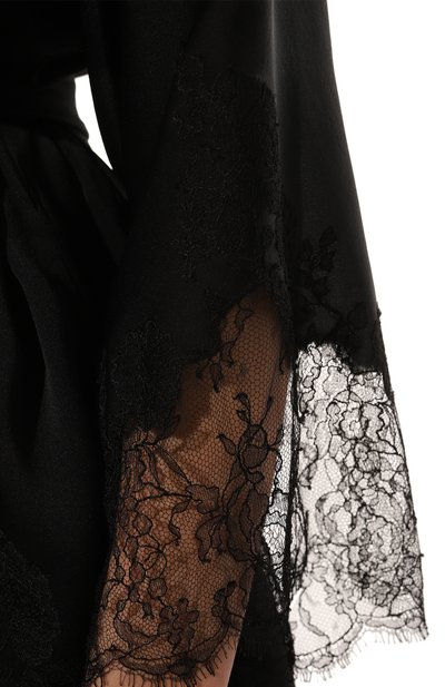 Шелковый халат CARINE GILSON, арт. EL0960DP, фото 5