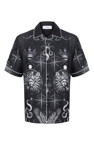 Мужская шелковая рубашка PHILIPP PLEIN, арт. SAFC MRP2548 PTE104N