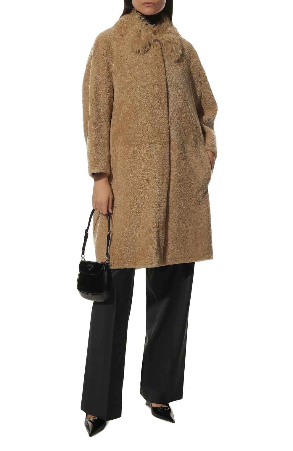 Шуба из овчины PRADA, арт. 56963-1XM2-F0627, фото 2