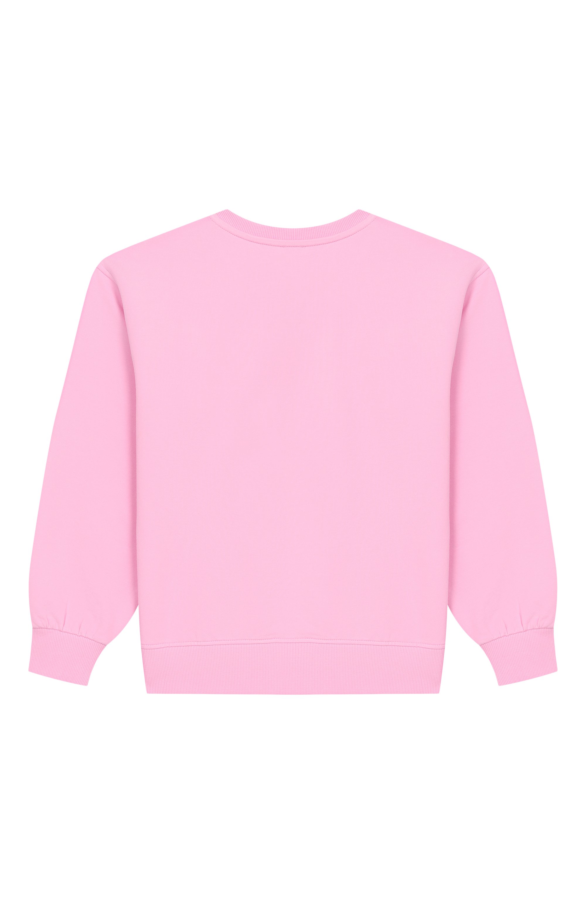 Хлопковый свитшот с отделкой стразами MOSCHINO, арт. HDF060/LDA25, фото 2