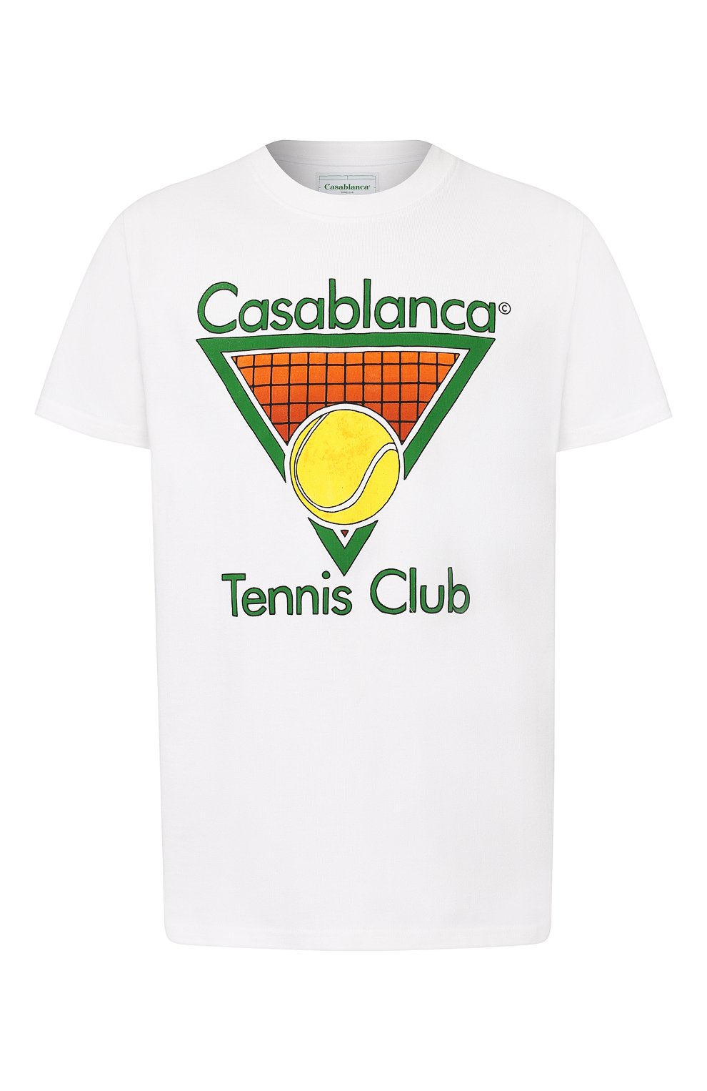 Хлопковая футболка CASABLANCA, арт. MS20-TS-001 CASA TENNIS CLUB IC0N, фото 1