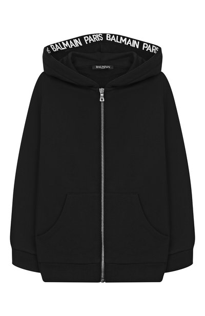 Хлопковый кардиган с капюшоном BALMAIN, арт. 6L4020/LX170/4-10, фото 1