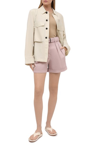 Шорты из хлопка и лиоцелла BRUNELLO CUCINELLI, арт. MA080P5646, фото 2