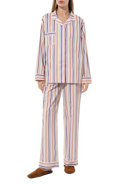 Хлопковая пижама PRIMROSE разноцветного цвета по цене 19900 руб., арт. 1W.121RB.X041, фото 2 Хлопковая пижама PRIMROSE, арт. 1W.121RB.X041, фото 2