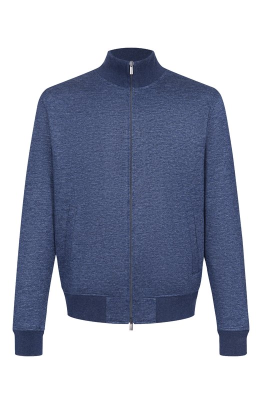 Толстовка изо льна и хлопка Andrea Campagna 20M466.ZQ00.CAMP. Синий 20M466.ZQ00.CAMP.