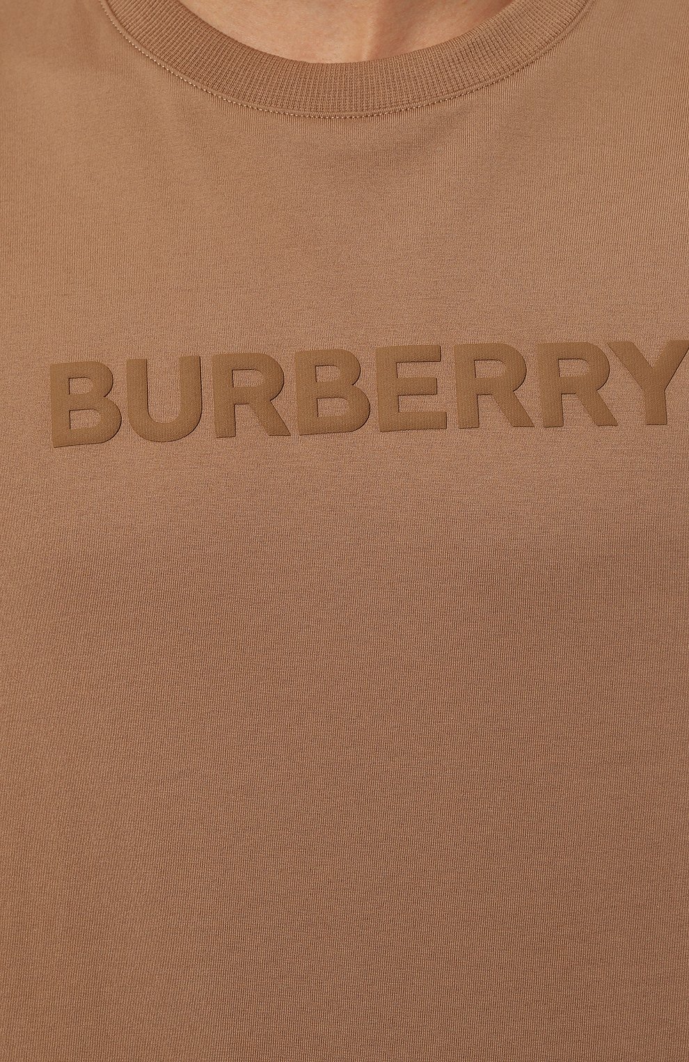 Хлопковая футболка BURBERRY, арт. 8055310, фото 5
