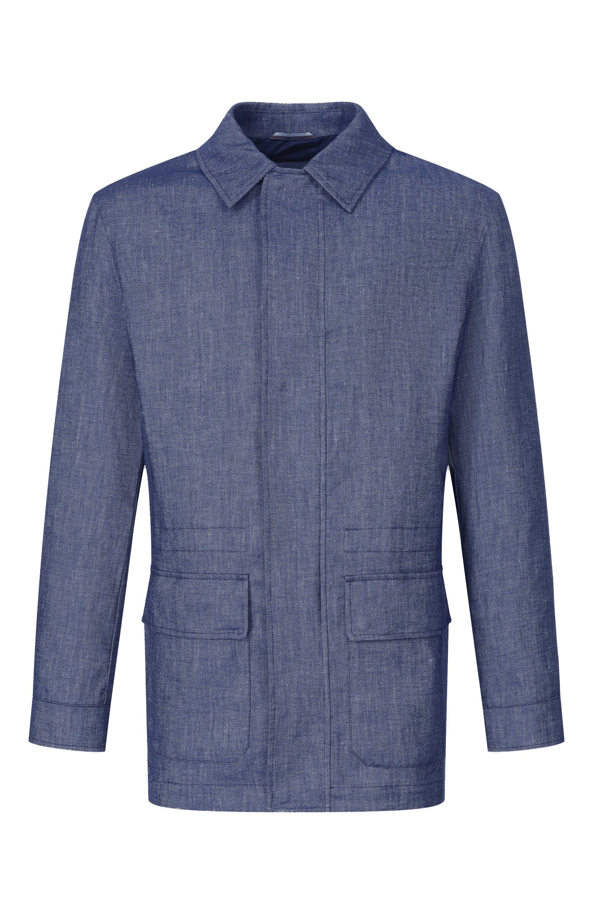 Куртка изо льна и хлопка CANALI, арт. 020402U/SG03468, фото 1