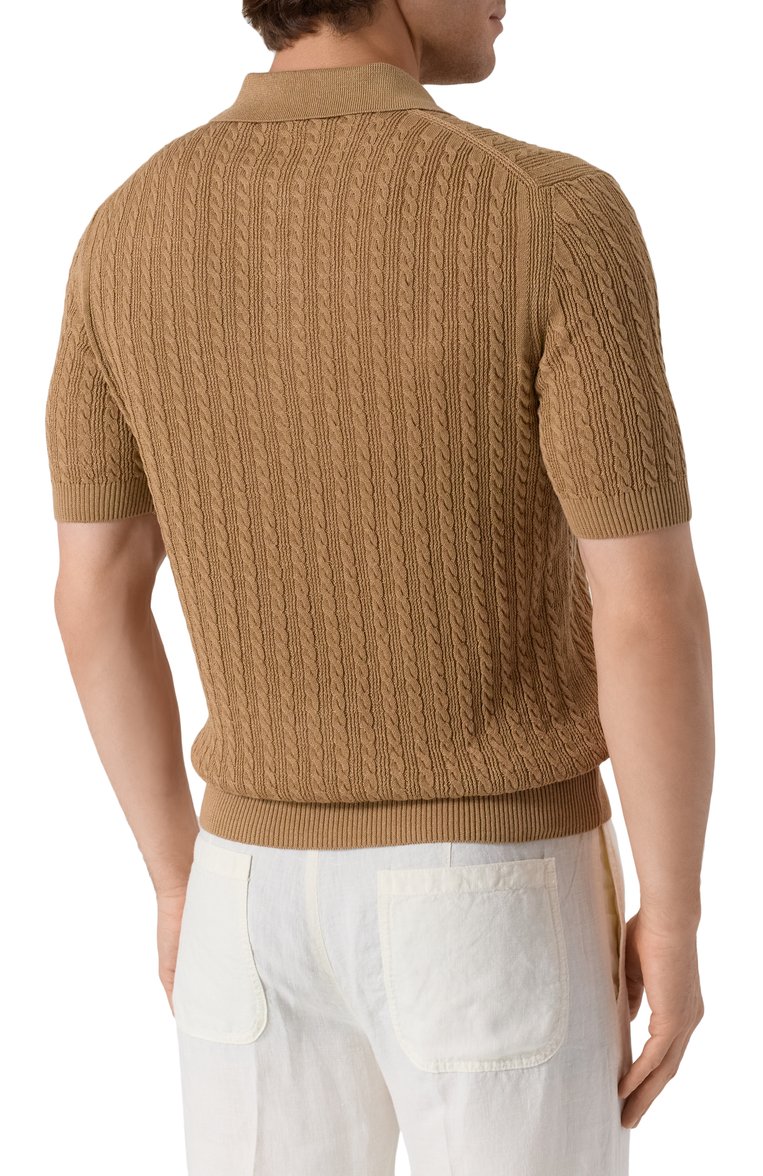 Поло изо льна и хлопка SLOWEAR, арт. 810212/Z1355, фото 1