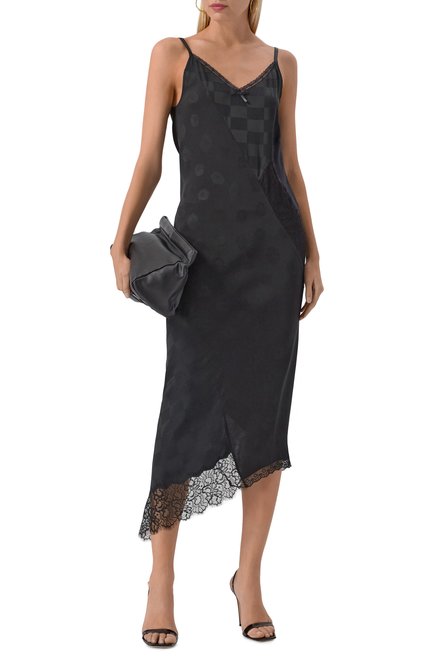 Женское платье из вискозы и шелка MOSCHINO, арт. A0403/5535