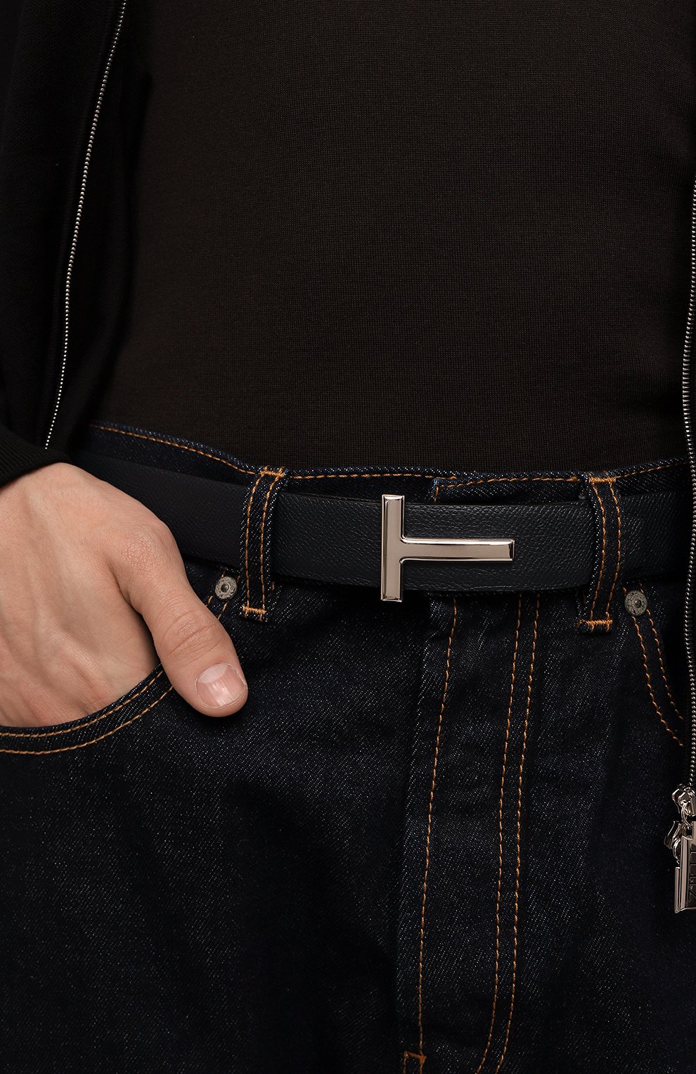 Кожаный ремень TOM FORD, арт. TB224P/LCL220, фото 2