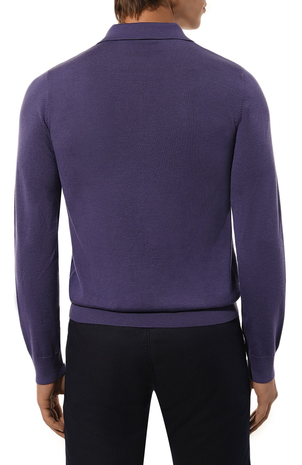 Поло из шерсти и шелка ZILLI, арт. KZP001M0230VCRS00, фото 4