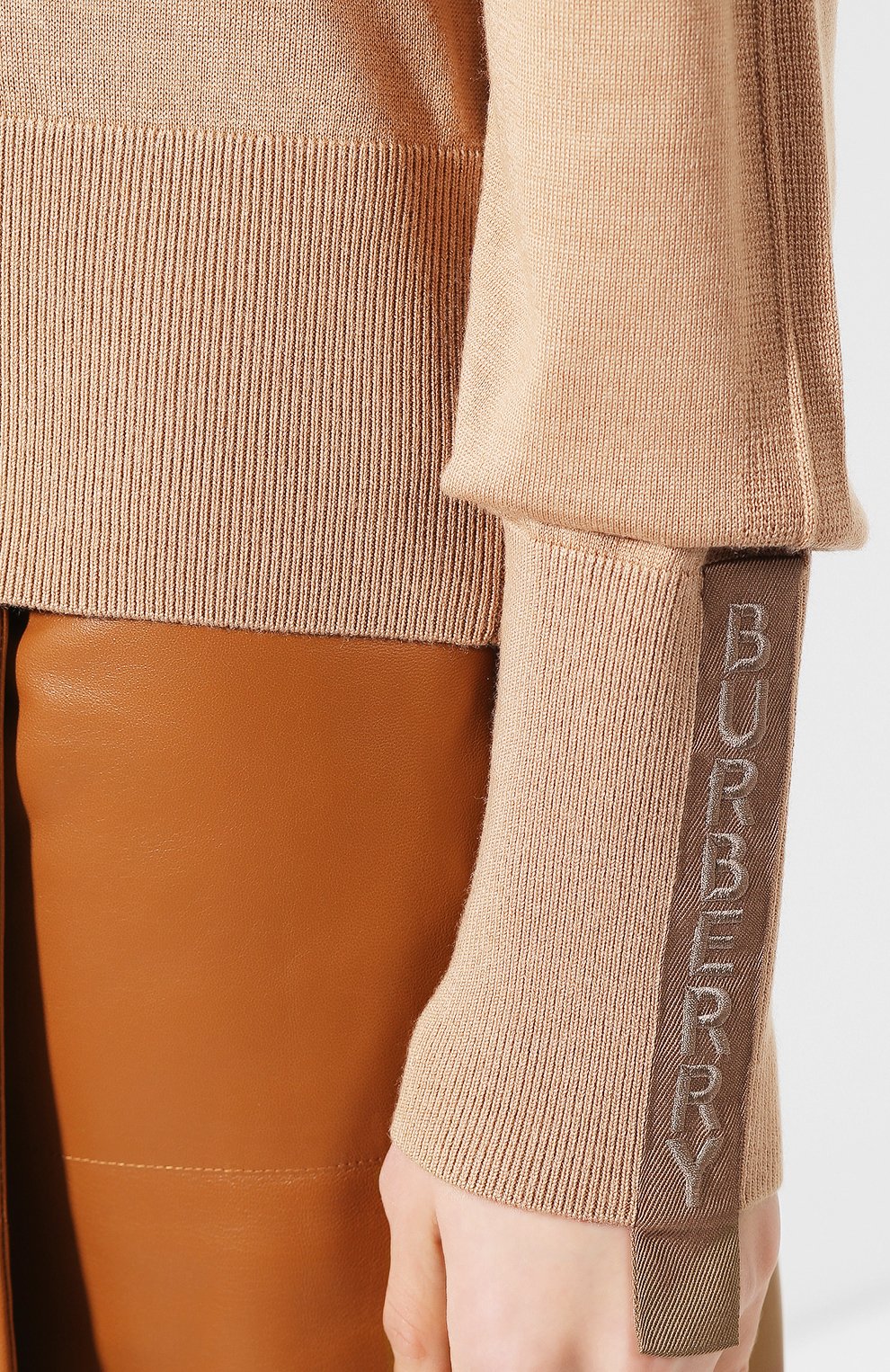 Пуловер из смеси шерсти и шелка BURBERRY, арт. 8021170, фото 5