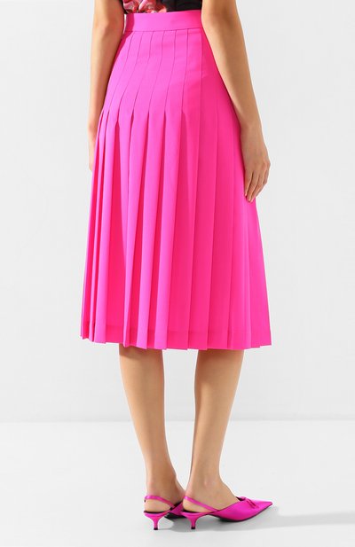 Шерстяная юбка MSGM, арт. 2841MDD74P 207118, фото 4