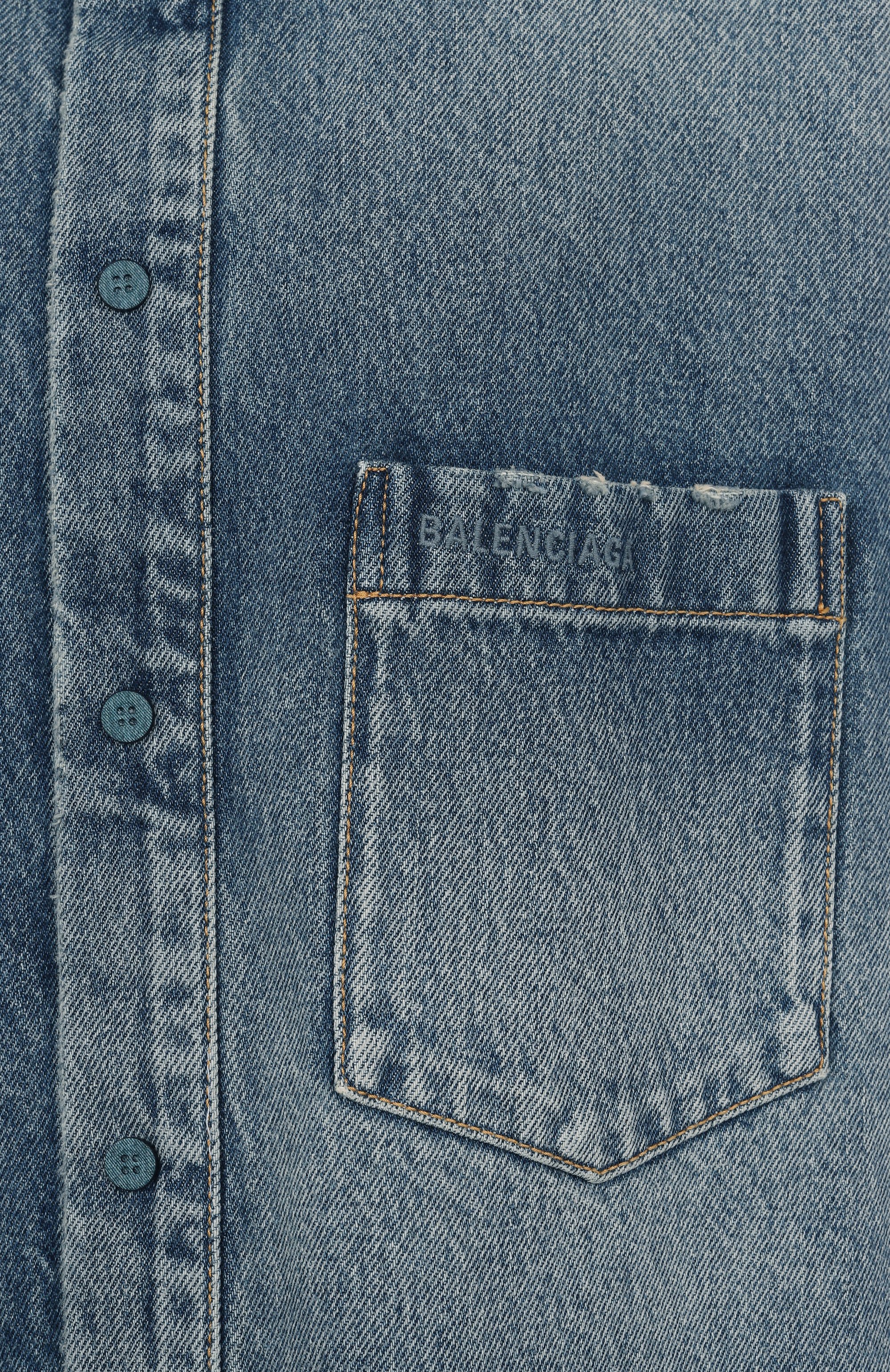 Джинсовая рубашка BALENCIAGA, арт. 783691/THW25, фото 6