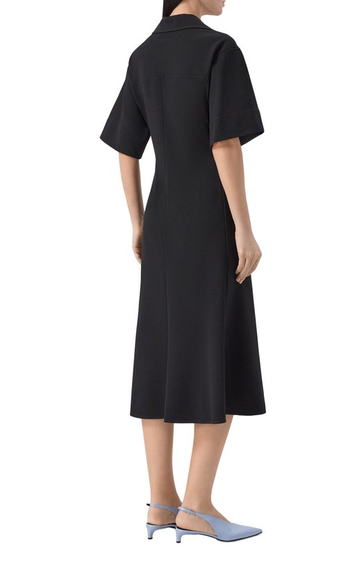Платье из вискозы Jil Sander J02CT0565/J20340 Чёрный  J02CT0565/J20340 Фото 3