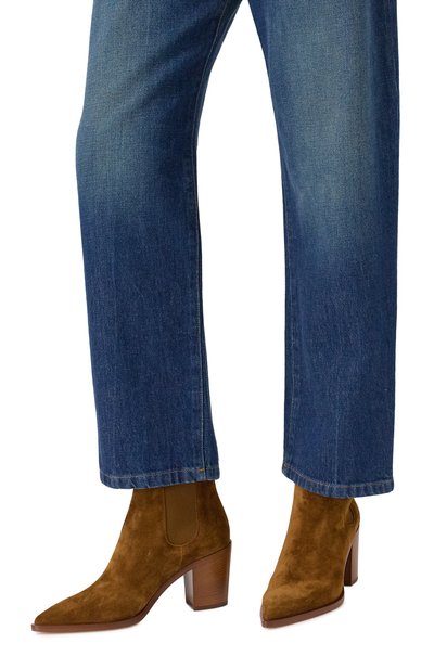 Замшевые ботильоны romney 70 GIANVITO ROSSI, арт. G72968.70CU0.SUETEXA, фото 3