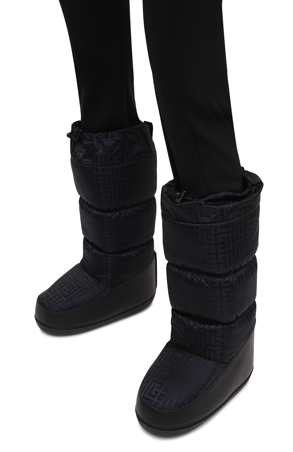 Текстильные сапоги balmain x rossignol BALMAIN, арт. WN4TA706/TNML, фото 3