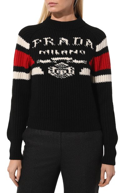 Кашемировый свитер PRADA, арт. P24O1U-10QD-F0002-212, фото 3