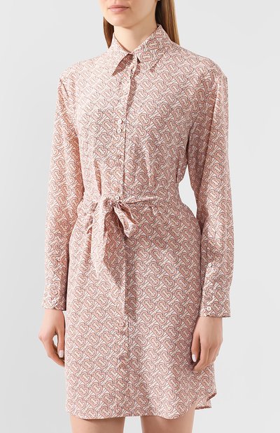 Шелковое платье BURBERRY, арт. 8028961, фото 3