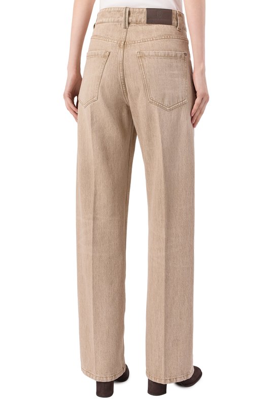 Джинсы Brunello Cucinelli MP095P4005 Бежевый  MP095P4005 Фото 4