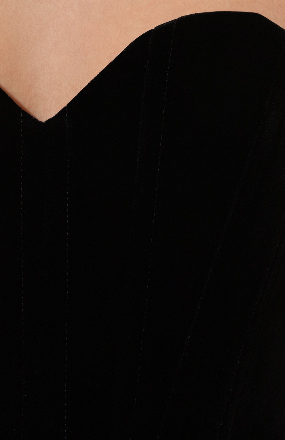 Бархатный корсет ALINE черного цвета по цене 26500 руб., арт. AL082702, фото 5 Бархатный корсет ALINE, арт. AL082702, фото 5