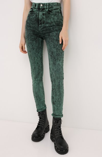 Джинсы REDVALENTINO зеленого цвета по цене 35250 руб., арт. UR3DE01H/58V, фото 3 Джинсы REDVALENTINO, арт. UR3DE01H/58V, фото 3