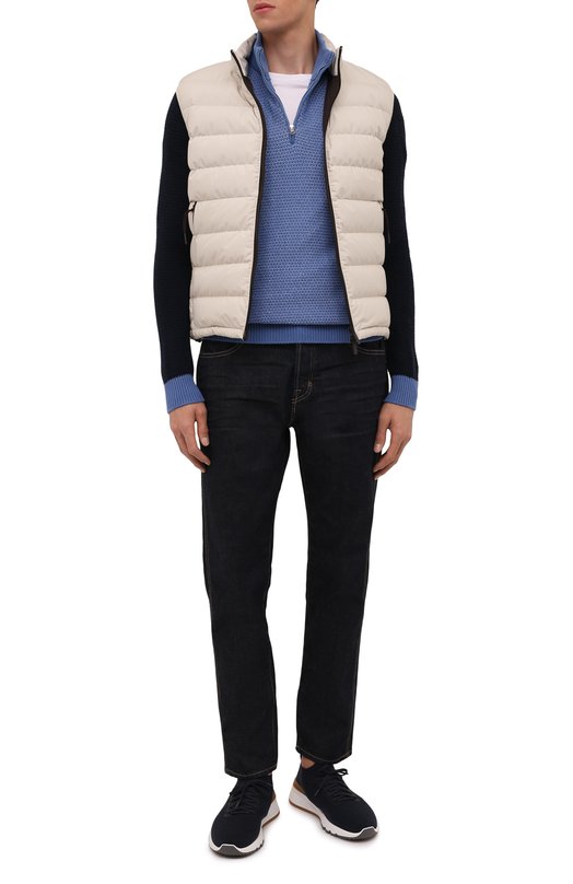 

Кашемировый свитер Kiton, Синий