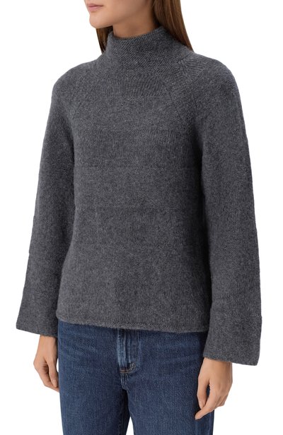Свитер EMPORIO ARMANI темно-серого цвета по цене 45950 руб., арт. EW005074/AF27537, фото 3 Свитер EMPORIO ARMANI, арт. EW005074/AF27537, фото 3