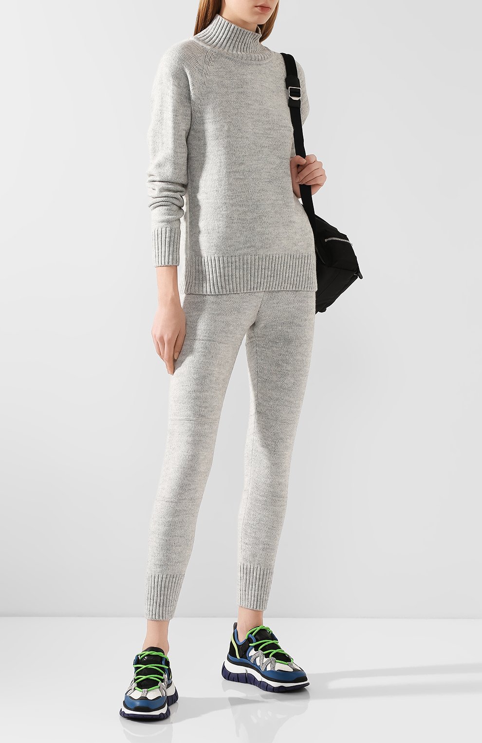 Костюм SEVEN LAB серого цвета по цене 24780 руб., арт. KN SS19-3 white grey, фото 1 Костюм SEVEN LAB, арт. KN SS19-3 white grey, фото 1
