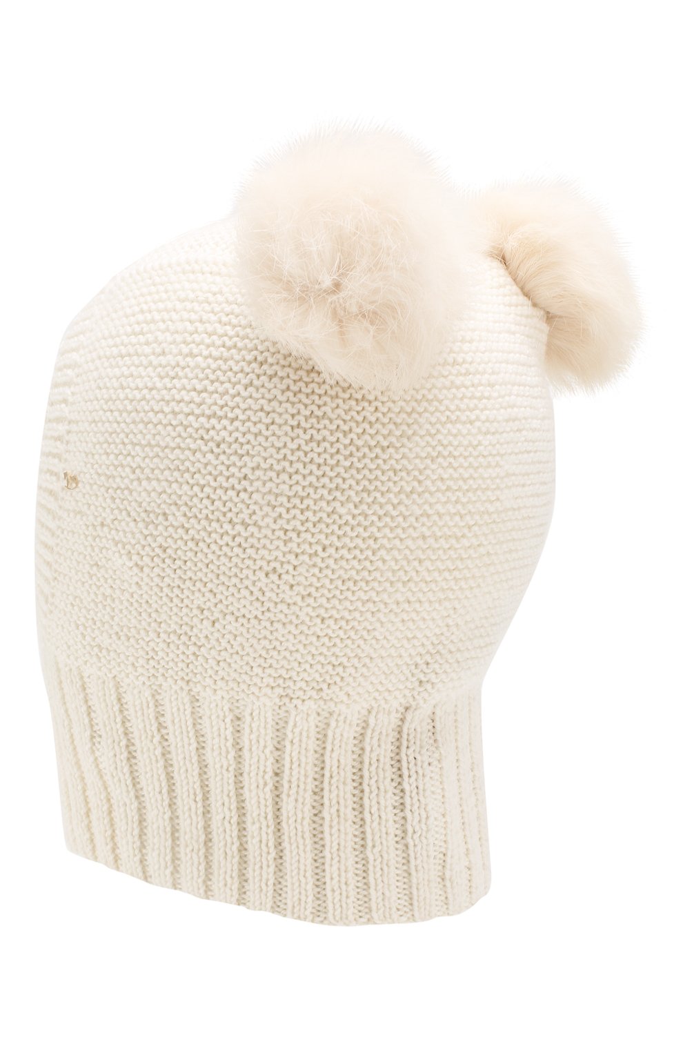 Шерстяная шапка CASILDA Y JIMENA бежевого цвета по цене 6190 руб., арт. 755413022, фото 2 Шерстяная шапка CASILDA Y JIMENA, арт. 755413022, фото 2