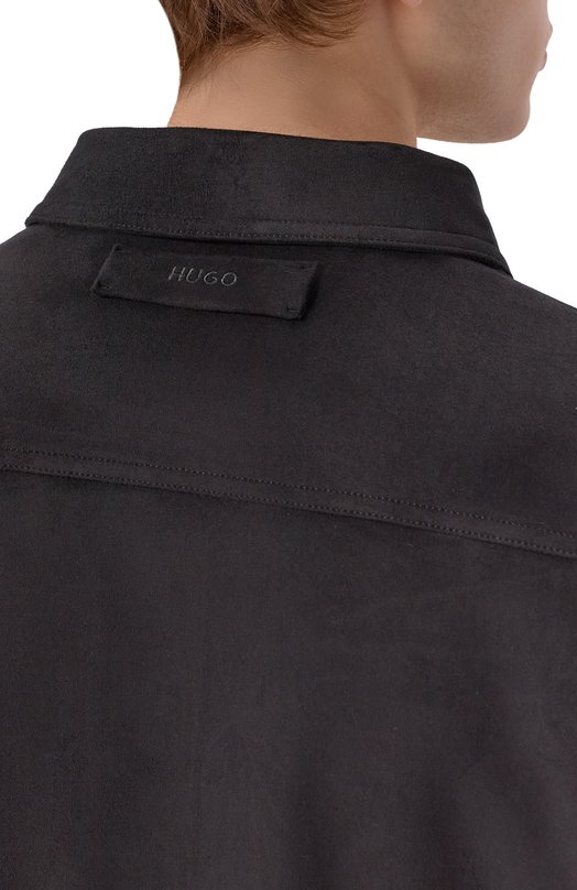 Куртка-рубашка HUGO 50555791 Чёрный  50555791 Фото 5