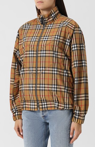 Бомбер на молнии с воротником-стойкой BURBERRY, арт. 8002655, фото 3