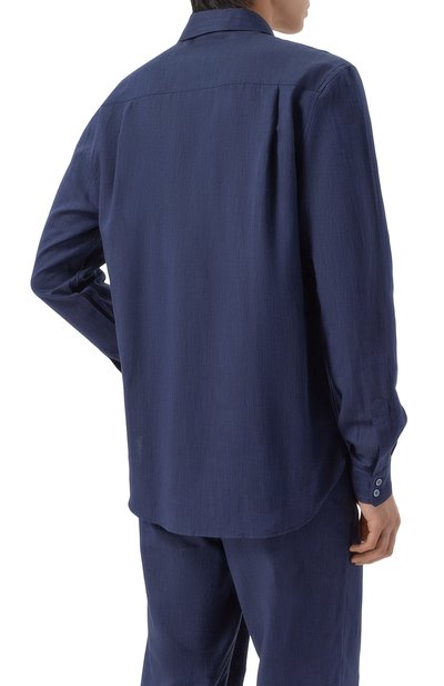 Рубашка из льна и хлопка ZIMMERLI, арт. 4697-23202, фото 4