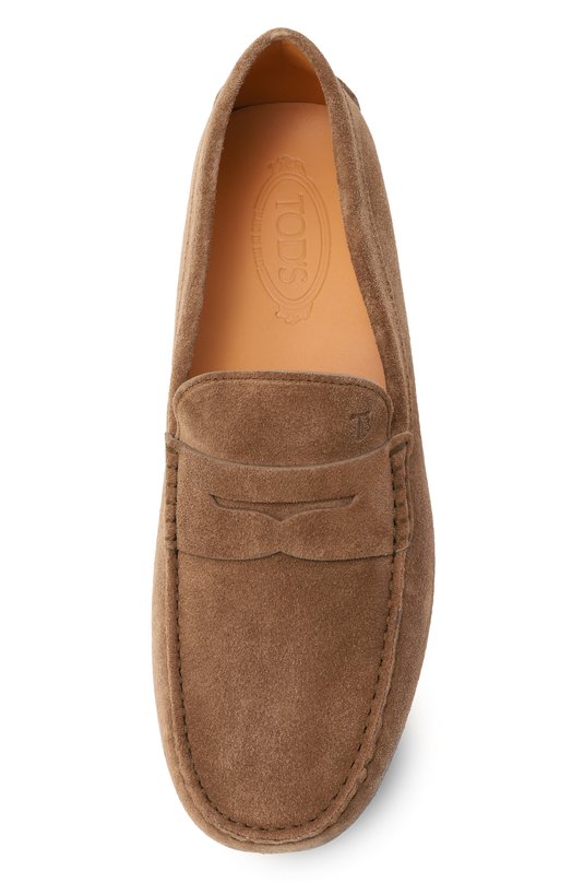 Замшевые мокасины Gommino Tod’s XXM22L00010/RE0 Коричневый  XXM22L00010/RE0 Фото 6